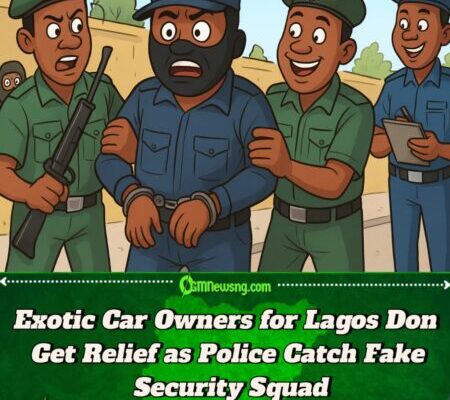 Lagos Police Don Burst Fake Security Guard Gang Wey Dey Vandalize Exotic Cars