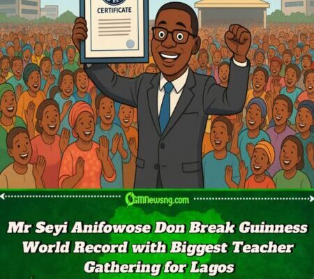 Mr Seyi Anifowose Don Break Guinness World Record with Biggest Teacher Gathering for Lagos
