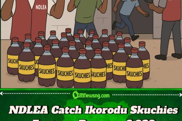 NDLEA Bust Skuchies Factory for Ikorodu, Seize 6,029 Bottles of Dangerous Drink