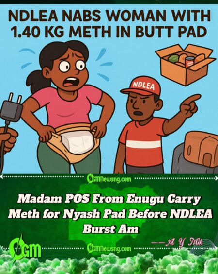 NDLEA Nab Businesswoman Wey Hide 1.40kg Meth Inside Butt Pad, Catch Drugs for Phone Charger & Food Items
