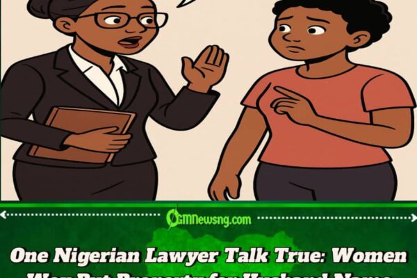 One Nigerian Lawyer Warn Women: Buy Property in Your Name Before Divorce Wahala Go Land