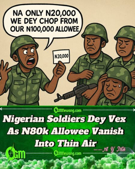 Nigerian Soldiers Dey Para: Say Dem Dey Chop N20k From N100k Allowee