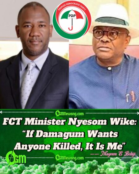 FCT Minister Nyesom Wike: “I Did Everything to Sustain Damagum, Yet He Sees Me as His Enemy”