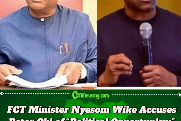 FCT Minister Nyesom Wike Says Atiku and Amaechi Show Courage, While Obi Hides Behind Silence