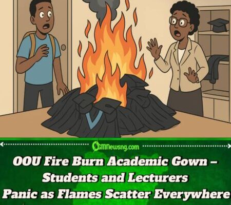 OOU Fire Burn Plenty Academic Gown – Students Dey Panic as Wahala Scatter Campus