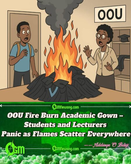 OOU Fire Burn Plenty Academic Gown – Students Dey Panic as Wahala Scatter Campus