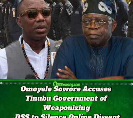 Nigerian Activist Omoyele Sowore Slams DSS for Ordering X to Delete His Anti-Tinubu Tweet, Calls It Digital Tyranny