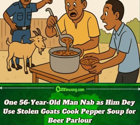 One 56-Year-Old Man Nab as Him Dey Sell Pepper Soup with Stolen Goats for Beer Parlour”