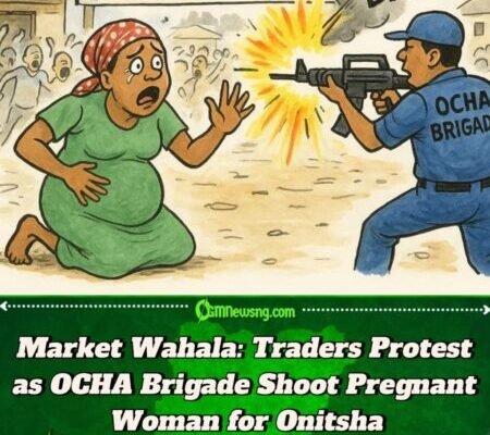 Chaos Burst for Onitsha: OCHA Brigade Wahala Leave Pregnant Woman, 3 Others for Ground
