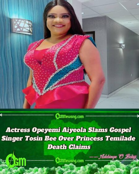 Opeyemi Aiyeola Warns Tosin Bee: Stop Using My Name in Princess Temilade Death Narrative