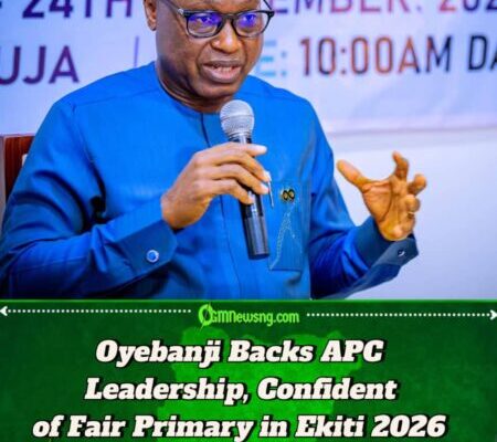 Ekiti 2026: Oyebanji Expresses Confidence in APC as Governorship Primaries Approach
