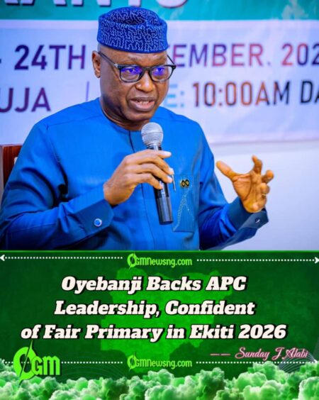 Ekiti 2026: Oyebanji Expresses Confidence in APC as Governorship Primaries Approach