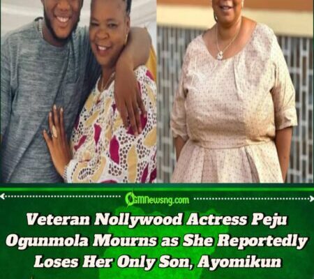 Peju Ogunmola Reportedly Loses Her Only Son, Ayomikun