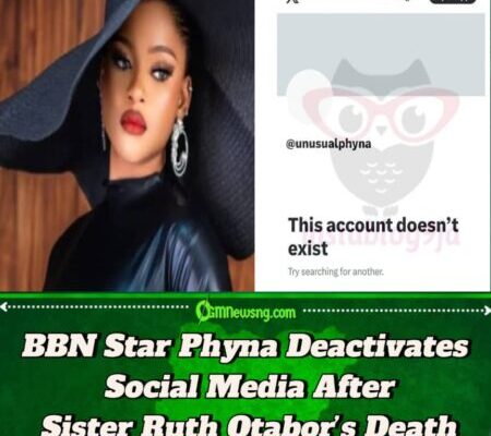 BBN’s Phyna Deactivates Her Social Media Accounts Following the Death of Her Sister Ruth Otabor