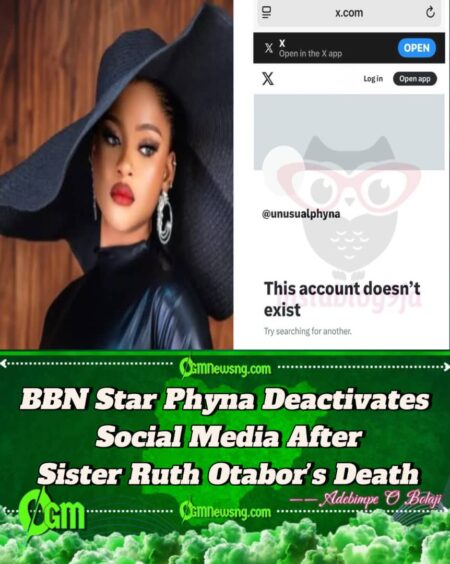 BBN’s Phyna Deactivates Her Social Media Accounts Following the Death of Her Sister Ruth Otabor