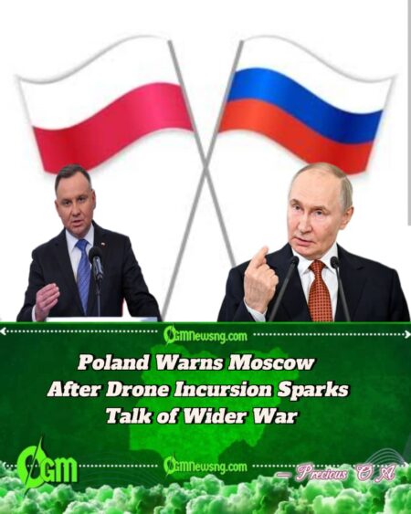 Poland Accuses Russia of Airspace Violation, Raising Fears of NATO Confrontation