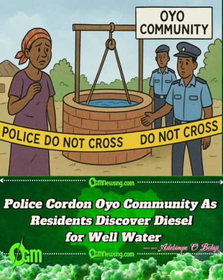 Police Cordon Off Oyo Community After Dem Discover Suspected Diesel for Pipu Well