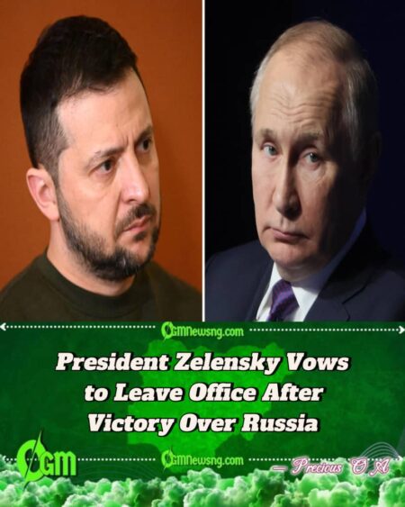 President Zelensky Says He’s Ready to Step Down Once War With Russia Ends