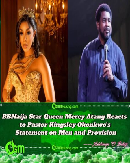 Queen Mercy Atang Sparks Reactions With Response to Pastor Kingsley’s Marriage Sermon
