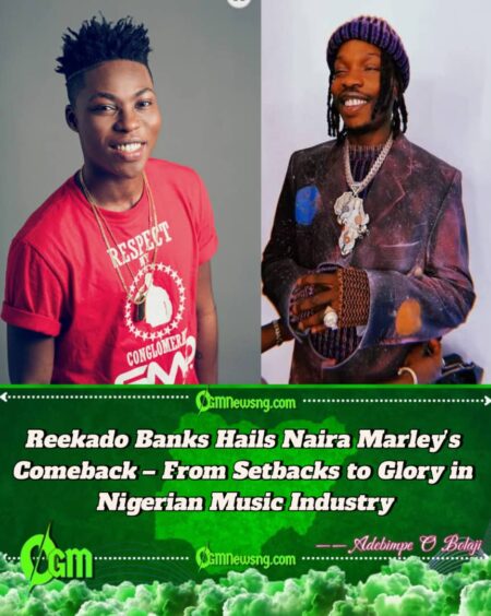 Reekado Banks Expresses Joy as Naira Marley Rises Stronger from Challenges