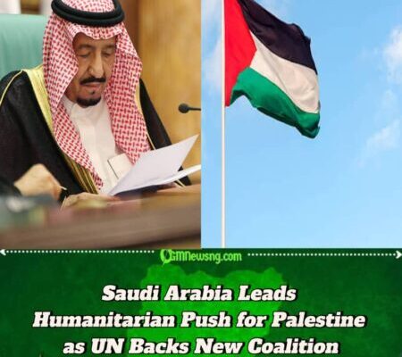 Saudi Arabia Pledges $90 Million to Support Palestine and Lead New Aid Coalition