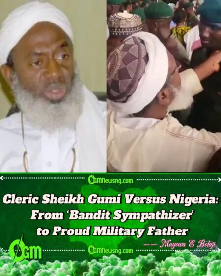 Prominent Kaduna Cleric Sheikh Ahmad Gumi Faces Backlash Over Son’s Commissioning into Nigerian Army