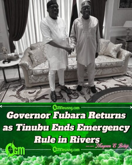 Governor Simi Fubara to Resume Duties, Rivers Assembly Reconvenes After Tinubu’s Directive to End Emergency Rule