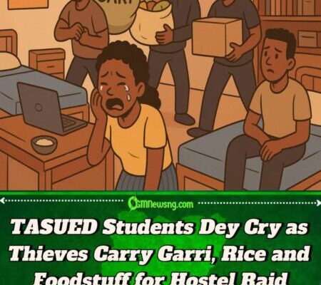 TASUED Student Dey Cry as Thieves Carry Garri, Foodstuff and Other Things