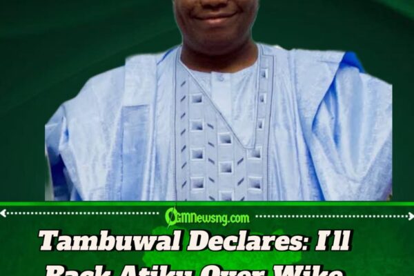 Tambuwal Declares Support for Atiku Over Wike in Future Leadership Contest
