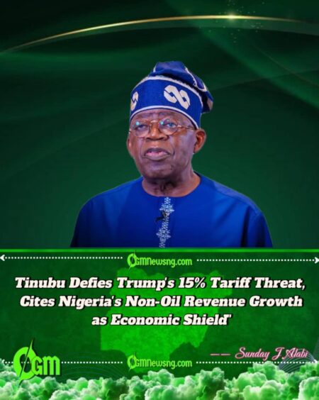 Tinubu Defies Trump’s Trade War: Nigeria Stands Tall as Non-Oil Revenues Shield Economy