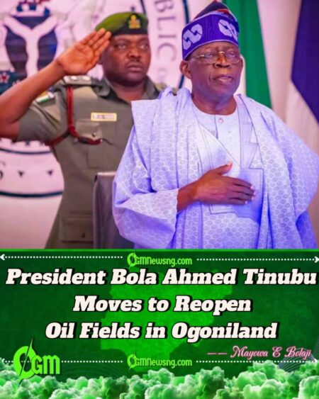 President Bola Ahmed Tinubu Orders NSA to Lead Talks on Ogoni Oil Resumption