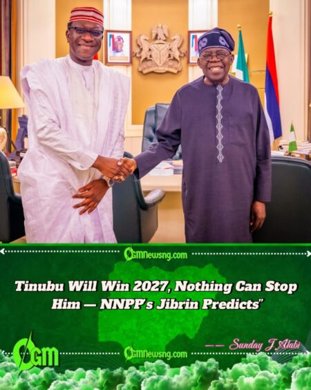 Jibrin Declares Tinubu Unstoppable in 2027 Despite Party Divide”