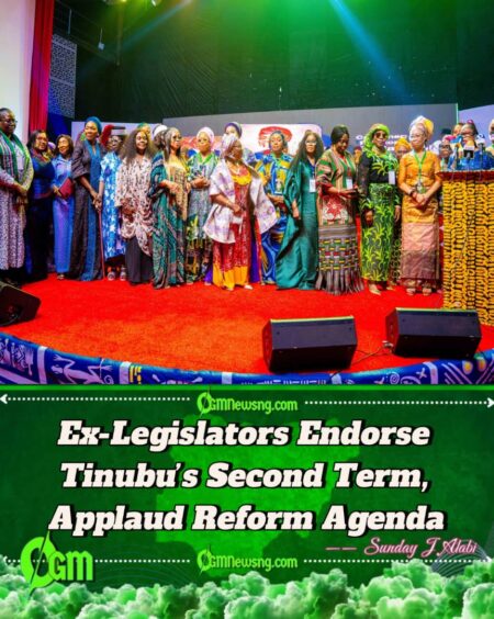 Former Lawmakers Back Tinubu for 2027, Cite Unity and Justice