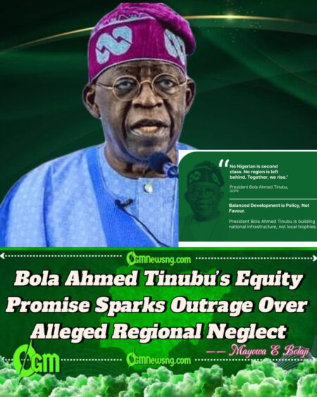 President Bola Ahmed Tinubu Declares ‘No Nigerian is Second Class’ as Critics Accuse Him of Favoritism