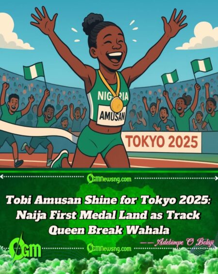 Tobi Amusan Don Make History: Carry First Medal for Nigeria Inside Tokyo 2025 Athletics Championship