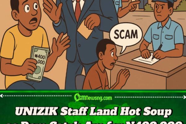 UNIZIK Staff Land Gbege Over ₦400,000 Admission Scam