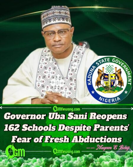 Governor Uba Sani Claims Kaduna is Safe Again, Critics Warn of Fragile Peace