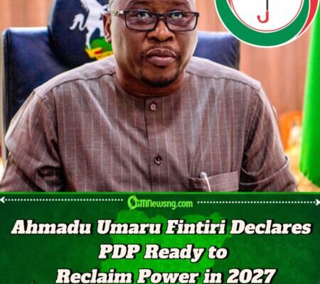 Governor Ahmadu Umaru Fintiri Declares PDP “Repositioned and Stronger” Ahead of 2027 Elections
