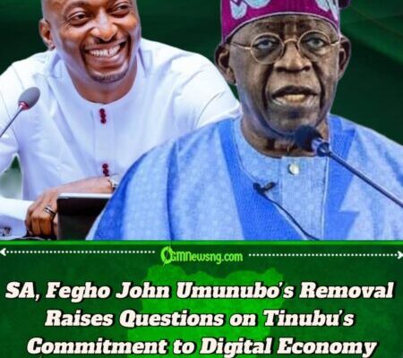 Fegho John Umunubo, SA to the President Sacked: Tinubu’s Shock Move Sparks Power Struggle in Aso Rock