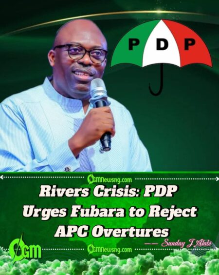 PDP to Fubara: Stay Loyal, Probe Interim Rule in Rivers