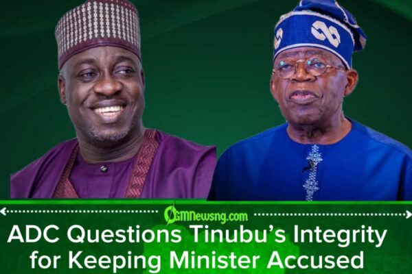 ADC Slams Tinubu for Retaining Minister Accused of Certificate Forgery