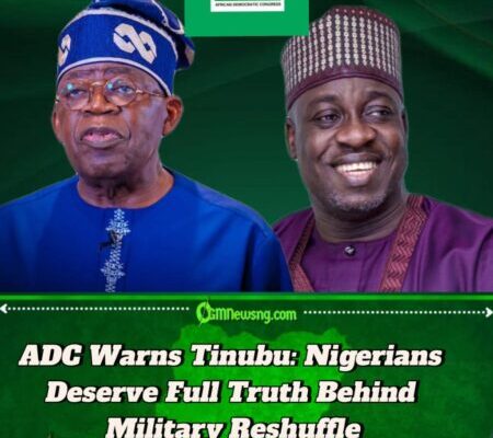 ADC Calls for Clarity on Military Shake-Up
