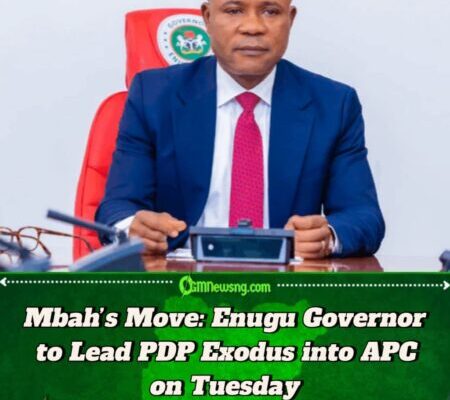 APC Set to Absorb Enugu PDP Structure as Governor Mbah Defects