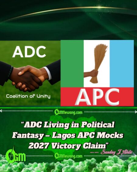 Lagos APC Dismisses ADC’s 2027 Victory Ambition as Political Mirage