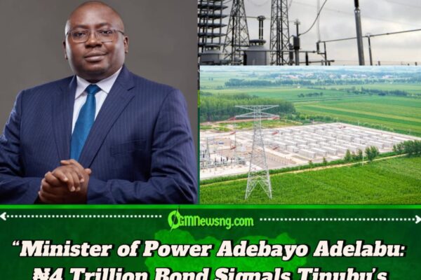 Minister of Power Adebayo Adelabu: Tinubu Approves ₦4 Trillion Bond to Stabilize Power Sector