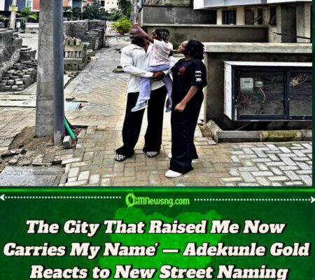 Adekunle Gold Honoured as Lagos Street Named After Him — ‘The City That Raised Me Now Carries My Name