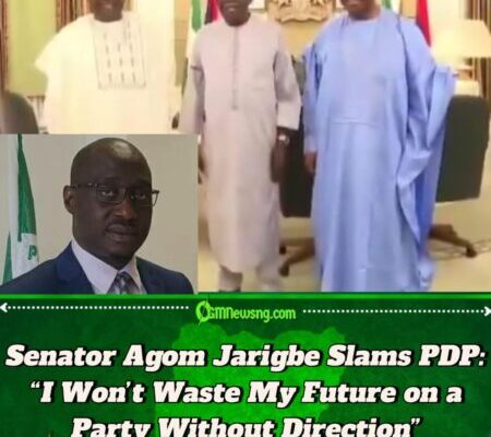 Senator Agom Jarigbe Fires Back: “Tinubu Is Working — Only Professional Complainers Pretend Not to See It”