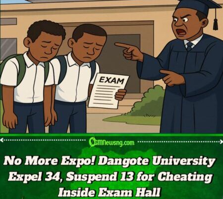 Aliko Dangote University Don Sack 34 Students, Suspend 13 for Expo Wahala During Exam