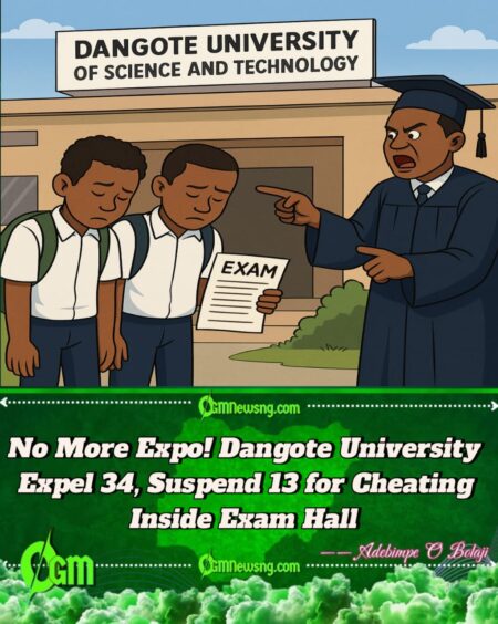 Aliko Dangote University Don Sack 34 Students, Suspend 13 for Expo Wahala During Exam