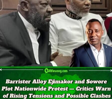 Barrister Alloy Ejimakor Faces Criticism Amid Plans for October 20 Protest Over Nnamdi Kanu’s Detention